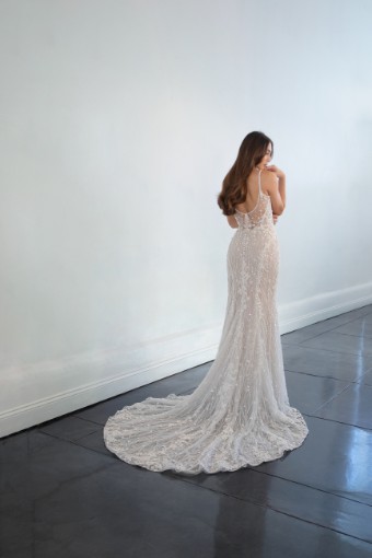 Martina Liana 1510 | Martina Liana #1 (IV-RUM) Ivory Lace and Tulle over Rum Gown thumbnail