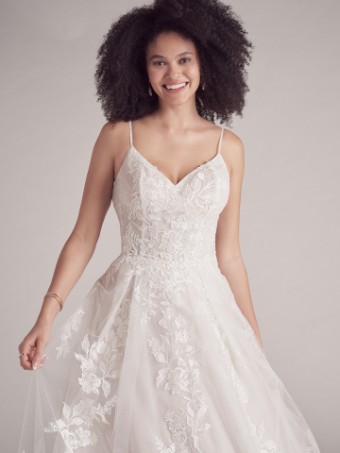 Maggie Sottero Flynn | Maggie Sottero #0 default Ivory over Misty Mauve (gown with Ivory Illusion) thumbnail