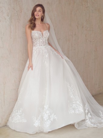 Maggie Sottero Casey | Maggie Sottero #0 default Ivory over Champagne (gown with Natural Illusion) thumbnail