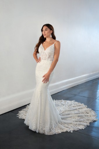 Martina Liana 1416 | Martina Liana #0 default (IV-IVR) Ivory Lace & Tulle over Ivory Gown thumbnail