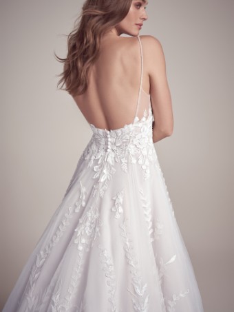 Maggie Sottero Michelle | Maggie Sottero #2 Ivory over Misty Mauve (gown with Natural Illusion) thumbnail
