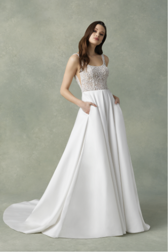 Justin Alexander 88287 | Justin Alexander #0 default Ivory/Silver/Nude thumbnail