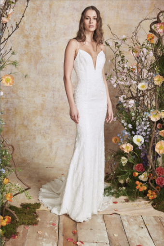 Theia Couture Cerulean | Theia #0 default Ivory thumbnail
