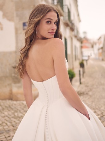 Maggie Sottero Derrick | Maggie Sottero #2 Ivory (gown with Natural Illusion) thumbnail