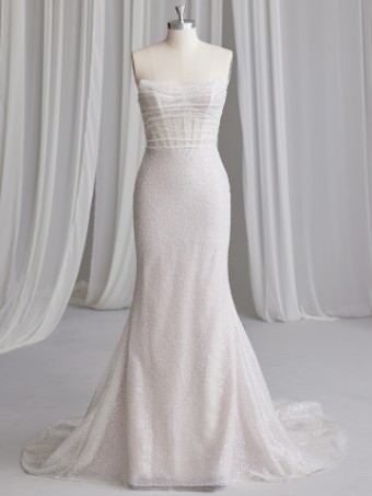 Maggie Sottero Drew | Maggie Sottero #0 default Ivory (gown with Ivory Illusion) thumbnail