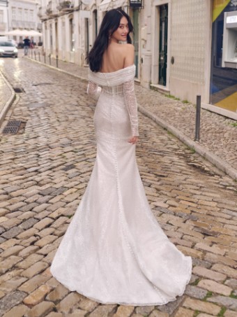 Maggie Sottero Drew | Maggie Sottero #5 Ivory (gown with Ivory Illusion) thumbnail