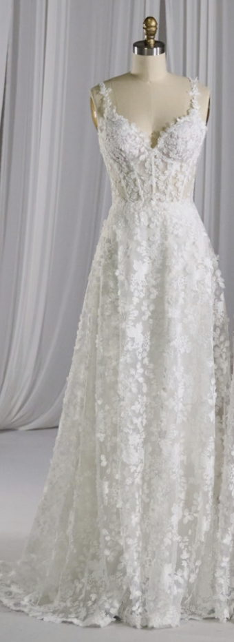 Maggie Sottero Ladonna | Maggie Sottero #5 default Ivory (gown with Ivory Illusion) thumbnail