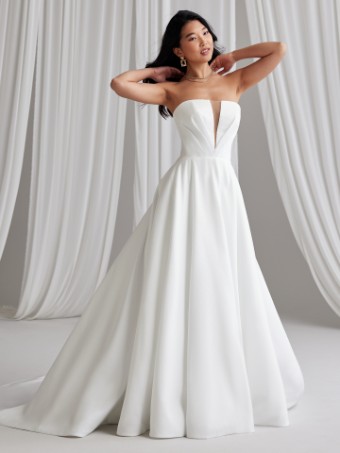 Maggie Sottero Amber Marie | Maggie Sottero #0 default Ivory (gown with Natural Illusion) thumbnail
