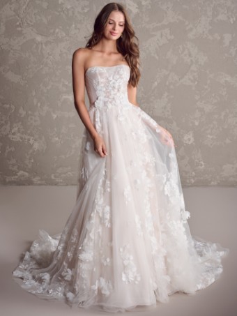 Maggie Sottero Laila | Maggie Sottero #0 default Ivory over Soft Blush (gown with Natural Illusion) thumbnail