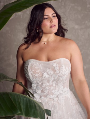 Maggie Sottero Laila | Maggie Sottero #4 default Ivory over Soft Blush (gown with Natural Illusion) thumbnail