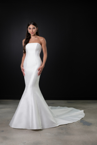 Martina Liana 1619- Gown, Shawl, Bow | Martina Liana #2 (SK-IV) Silk Ivory thumbnail