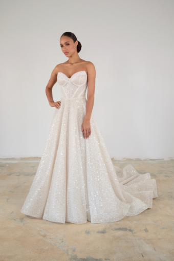 Martina Liana Luxe LE1312 | Martina Liana Luxe #0 default (IV-BC) IVR & BISCOTTI TULLE BISCOTTI ROYAL ORGANZA OV BISCOTTI GOWN thumbnail