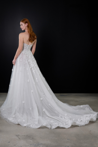 Martina Liana 1680 | Martina Liana #1 (IV-IV) IVORY LACE AND TULLE OVER IVORY ROYAL ORGANZA thumbnail