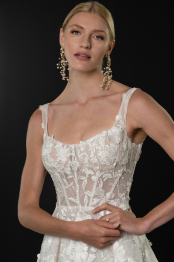 Martina Liana 1734 | Martina Liana #2 default (SK-IV) IVORY LACE OVER SILK IVORY GOWN thumbnail