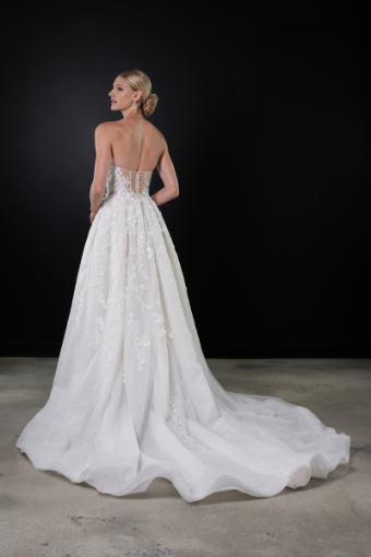 Martina Liana 1715 | Martina Liana #1 (IVRM-PL) IVORY LCE TULLE IVR & RUM ROYAL ORG W PORCELAIN TULLE ILLUS thumbnail