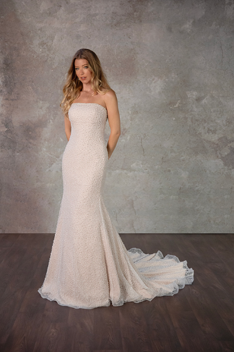 Essense of Australia D4182 | Essense of Australia #2 default (IV-IV) IVORY BEADED TULLE OVER IVORY GOWN thumbnail