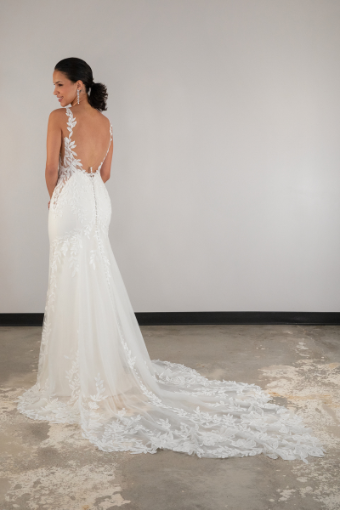Essense of Australia D4037 | Essense of Australia #3 default (IV-PL) Ivory Gown w Porcelain Tulle Illusion thumbnail