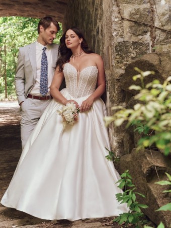 Tina | Maggie Sottero #0 default Ivory (gown with Natural Illusion) thumbnail