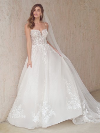 Casey | Maggie Sottero #0 default Ivory (gown with Natural Illusion) thumbnail