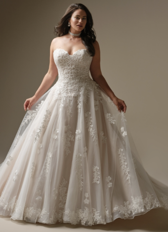 Maggie Sottero Jennifer | Maggie Sottero #0 default Ivory over Blush (gown with Ivory Illusion) thumbnail