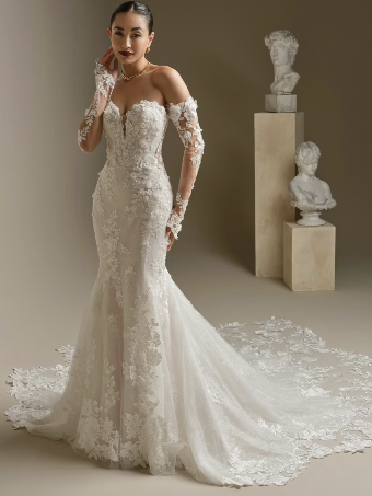Sottero and Midgley Rashida | Sottero & Midgley #0 default Ivory over Soft Blush (gown with Light Nude Illusion) thumbnail