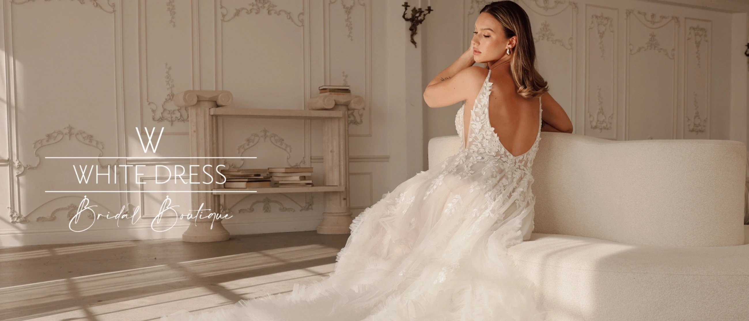 White Dress Bridal Boutique desktop banner